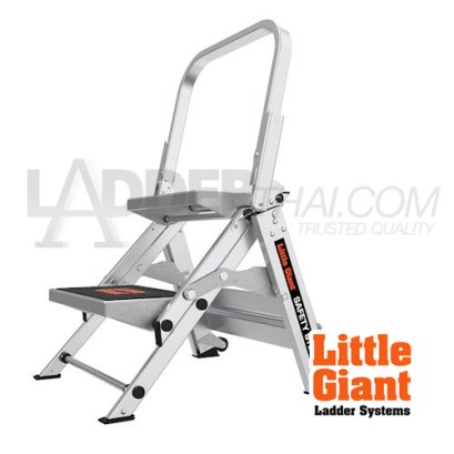 LG10210BA (2 ขั้น) บันได Safety step พร้อมด้ามจับ รุ่น 10210BA LITTLE GIANT